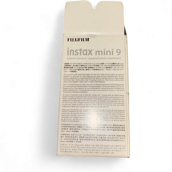 tv show this is us crew Fujifilm Instax Mini 9 Instant Camera - White - Picture 7 of 7